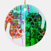 Portuguese folk art セラミックオーナメント (裏面)