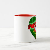 Portuguese Girl ツートーンマグカップ (中央)