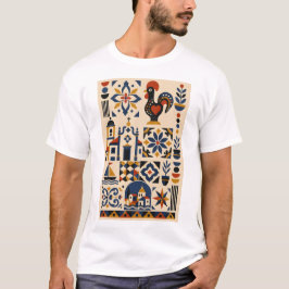 Portuguese Heritage – Geometric Art T-Shirt Tシャツ