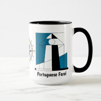 Portuguese Lighthouse Mug – Modern Farol Art Coffe マグカップ