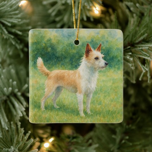 Portuguese Podengo セラミックオーナメント (ツリー)