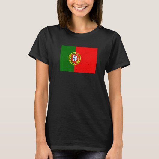 Portuguese Portugal Flag Pride Portuguese Flag Tシャツ (正面)
