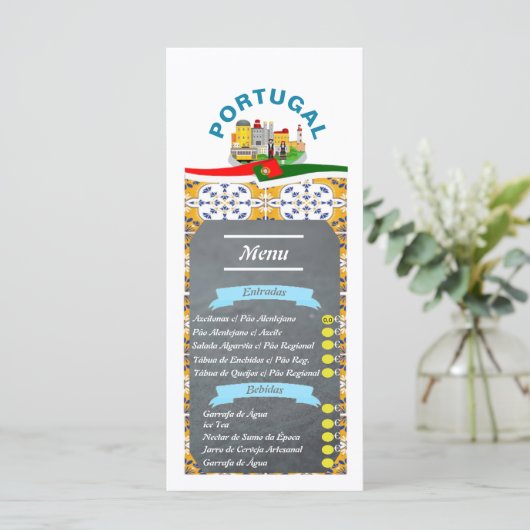 Portuguese Restaurant Menu メニュー (スタンド正面)