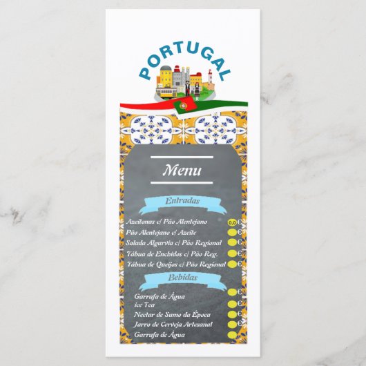 Portuguese Restaurant Menu メニュー (正面)