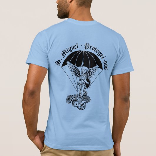 Portuguese St. Michael the Archangel Tシャツ (裏面)