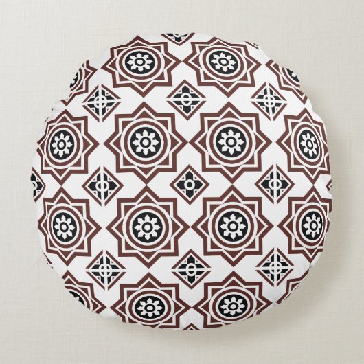 Portuguese tiles 2 - Igreja do Carmo ラウンドクッション (正面)