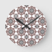 Portuguese tiles 2 - Igreja do Carmo ラウンド壁時計 (正面)