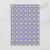 Portuguese tiles Azul Unterkünfte エンクロージャーカード (裏面)
