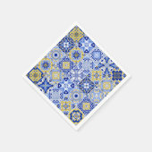 Portuguese Tiles Pattern  スタンダードカクテルナプキン (角)