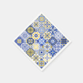 Portuguese Tiles Pattern  スタンダードカクテルナプキン (角)