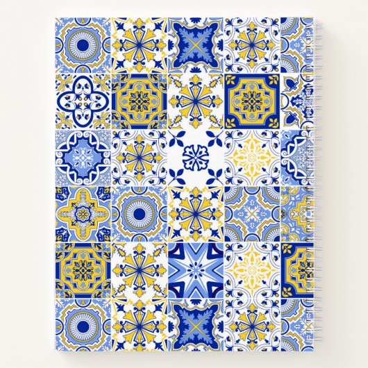 Portuguese Tiles Pattern  ノートブック (裏面)