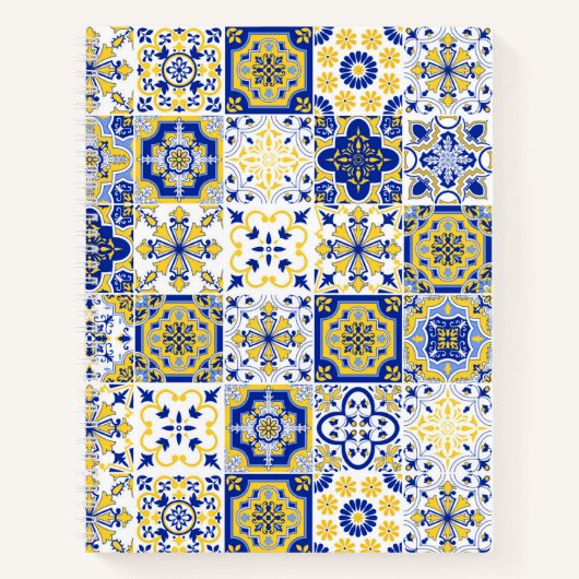 Portuguese Tiles Pattern ノートブック (正面)