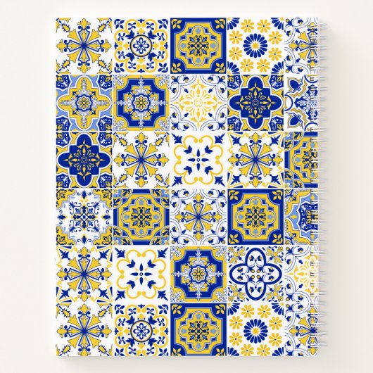 Portuguese Tiles Pattern  ノートブック (裏面)