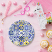Portuguese Tiles Pattern  ペーパープレート (パーティー)