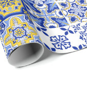 Portuguese Tiles Pattern  ラッピングペーパー (ロールコーナー)