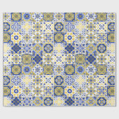 Portuguese Tiles Pattern  ラッピングペーパー (フラット)