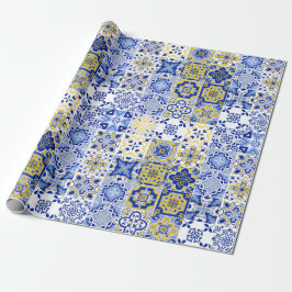 Portuguese Tiles Pattern  ラッピングペーパー