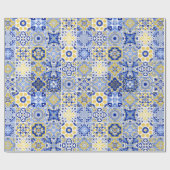Portuguese Tiles Pattern  ラッピングペーパー (フラット)