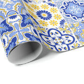 Portuguese Tiles Pattern  ラッピングペーパー (ロールコーナー)