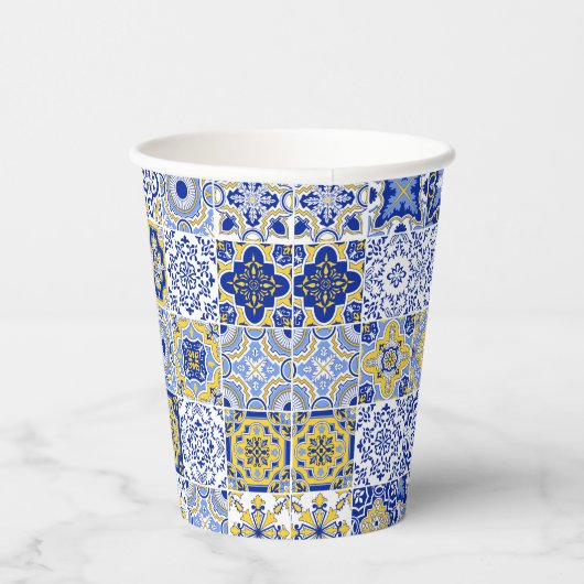 Portuguese Tiles Pattern 紙コップ (右)