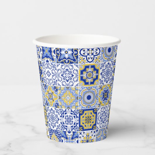Portuguese Tiles Pattern  紙コップ (正面)