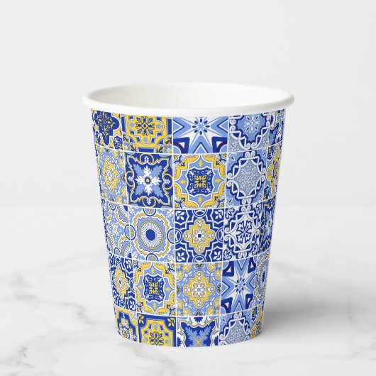 Portuguese Tiles Pattern  紙コップ (裏面)