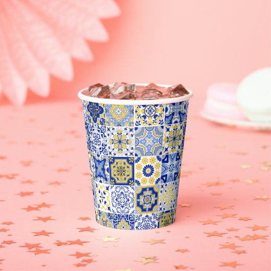 Portuguese Tiles Pattern 紙コップ (インサイチュ)