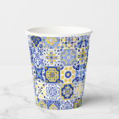 Portuguese Tiles Pattern 紙コップ (正面)