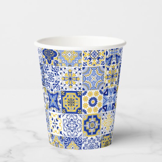 Portuguese Tiles Pattern  紙コップ (正面)