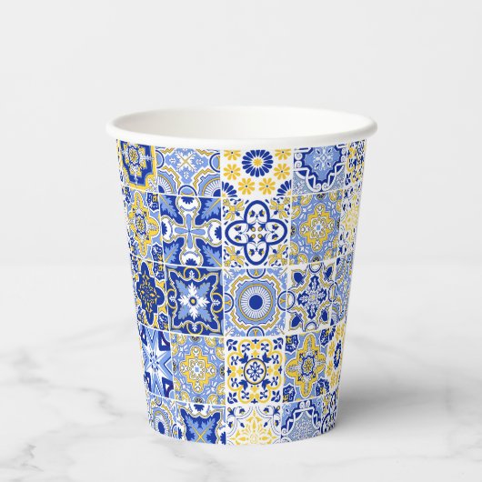 Portuguese Tiles Pattern  紙コップ (裏面)