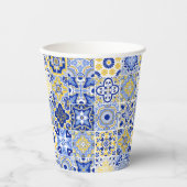 Portuguese Tiles Pattern 紙コップ (正面)
