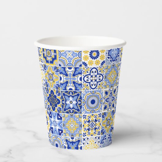 Portuguese Tiles Pattern  紙コップ (正面)