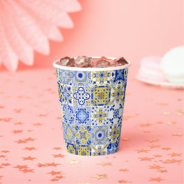 Portuguese Tiles Pattern  紙コップ