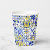 Portuguese Tiles Pattern  紙コップ (裏面)