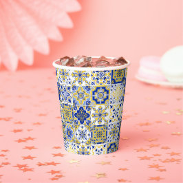 Portuguese Tiles Pattern  紙コップ