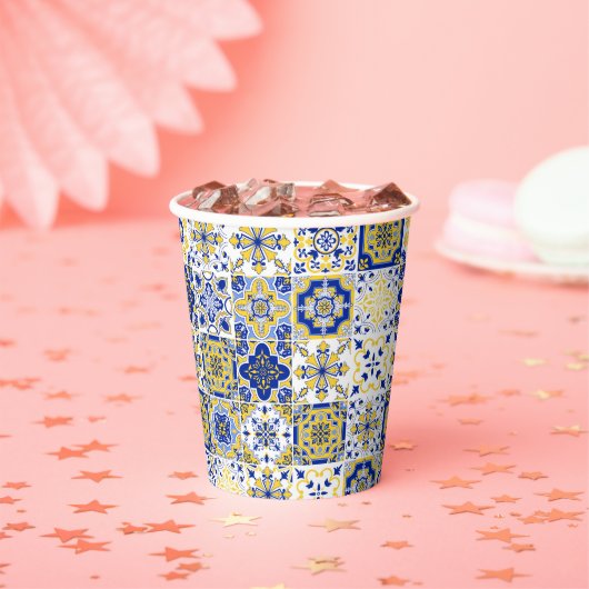 Portuguese Tiles Pattern 紙コップ (インサイチュ)