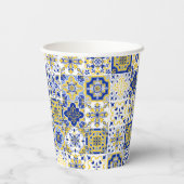 Portuguese Tiles Pattern 紙コップ (裏面)