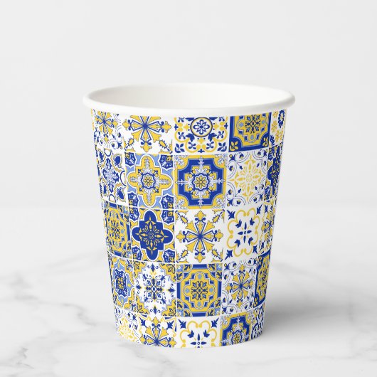 Portuguese Tiles Pattern  紙コップ (裏面)