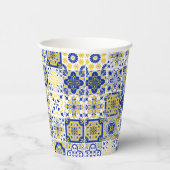 Portuguese Tiles Pattern 紙コップ (右)