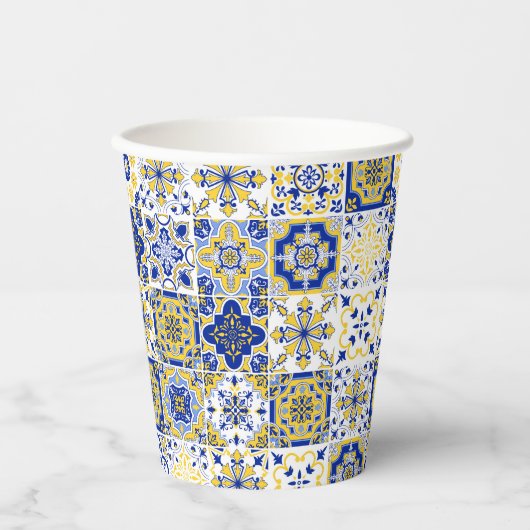 Portuguese Tiles Pattern  紙コップ (正面)