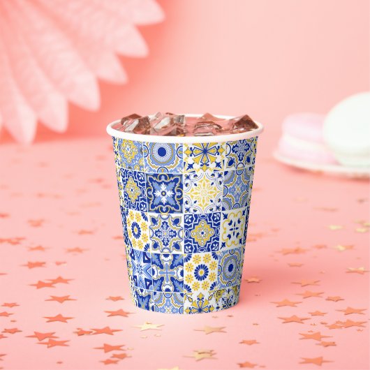 Portuguese Tiles Pattern 紙コップ (インサイチュ)