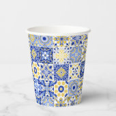 Portuguese Tiles Pattern 紙コップ (裏面)