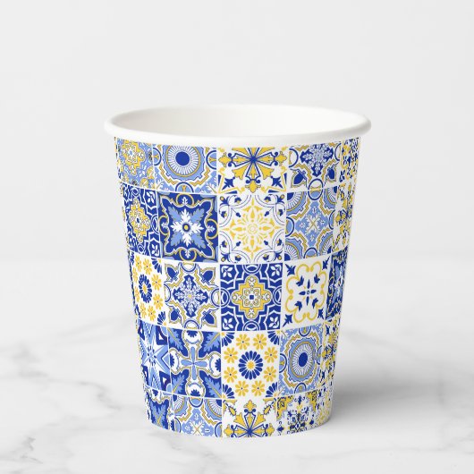 Portuguese Tiles Pattern  紙コップ (裏面)