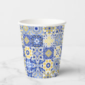 Portuguese Tiles Pattern 紙コップ (正面)