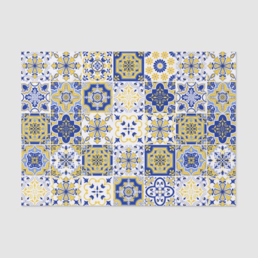 Portuguese Tiles Pattern  薄葉紙 (正面)