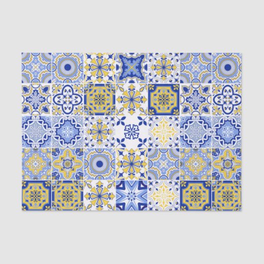 Portuguese Tiles Pattern  薄葉紙 (正面)