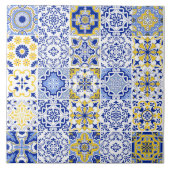 Portuguese Tiles Pattern Ceramic Tile  タイル (正面)