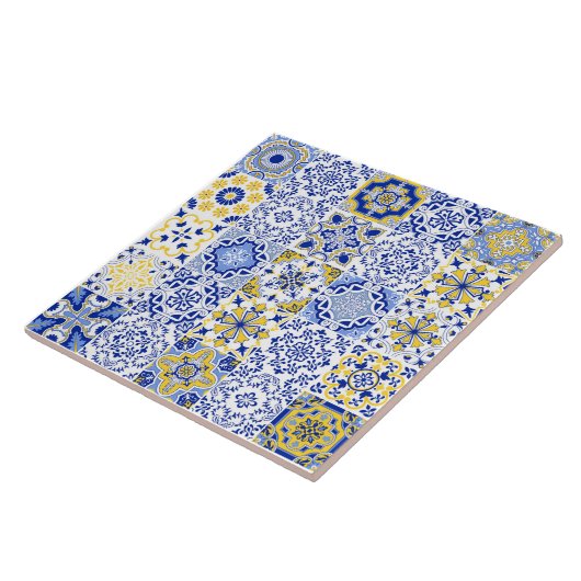 Portuguese Tiles Pattern Ceramic Tile  タイル (側面)