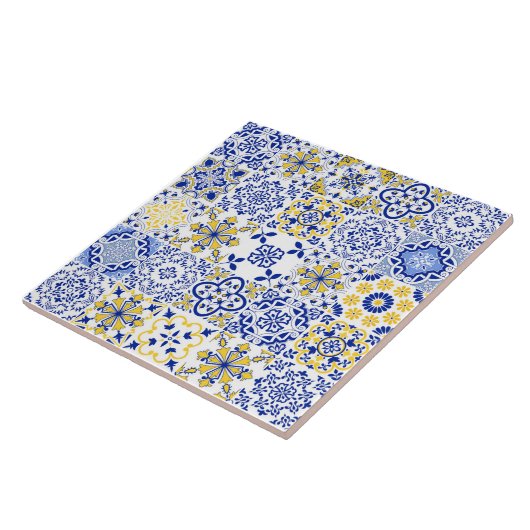Portuguese Tiles Pattern Ceramic Tile  タイル (側面)