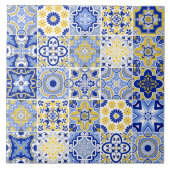 Portuguese Tiles Pattern Ceramic Tile  タイル (正面)